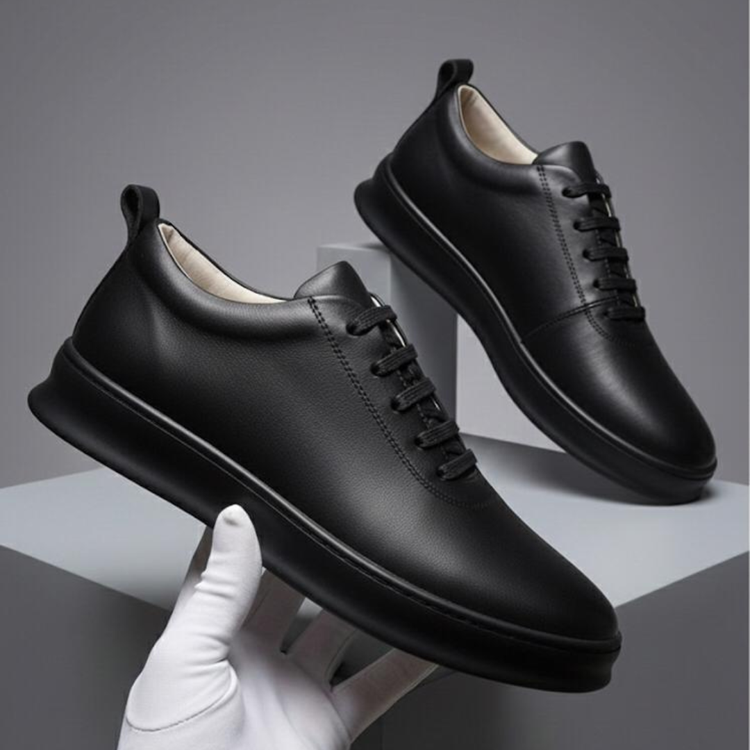 Chaussures Sport Class Noir en Cuir