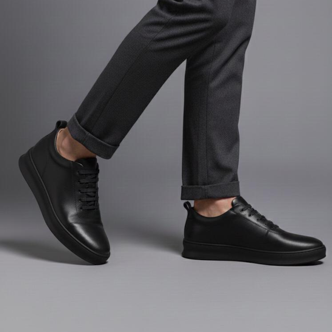 Chaussures Sport Class Noir en Cuir